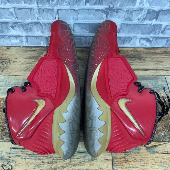 Nike Kyrie 6 All Star Trophies Red Gold Basketball Shoe CD5026-900 Mens Size 12 - Picture 12 of 13